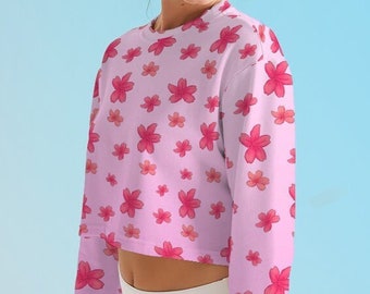 Kawaii Cropped Sweatshirt, Kawaii Odzież, kawaii bluza, harajuku odzież, yume kawaii, słodka bluza, japońska koszula, pastelowa koszula