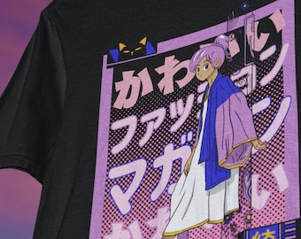 chemise kawaii, vêtements kawaii, t-shirt kawaii, yami kawaii, vêtements harajuku, kei féerique, pastel kawaii, yume kawaii, chemise menhera, anime