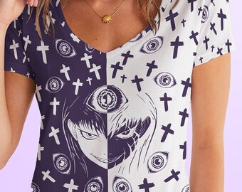 Pastell Goth Kleidung, Yami Kawaii, Menhera, Kawaii Shirt, Kawaii Kleidung, Harajuku Kleidung, Fee Kei, Goth Shirt, Yume Kawaii,