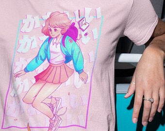 chemise kawaii, vêtements kawaii, t-shirt kawaii, yami kawaii, vêtements harajuku, kei féerique, pastel kawaii, chemise anime, yume kawaii,