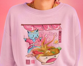 kawaii shirt, kawaii sweater, anime streetwear, anime sweatshirt, kawaii clothing | Yume Kawaii | fairy kei, yami kawaii, anime merch, ramen
