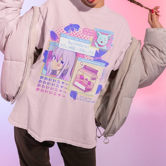 harajuku shirt, kawaii clothing, yami kawaii, harajuku clothing, fairy kei shirt, anime shirt, Pastel Goth shirt, yume kawaii, kawaii shirt