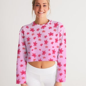 Kawaii Cropped Sweatshirt, Kawaii Clothing, kawaii sweatshirt, harajuku clothing, yume kawaii, cute sweatshirt, japanese shirt, pastel shirt image 6