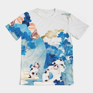 Ukiyoe Japanese Art shirt | Cat Ukiyo-e Tshirt | Cat men shirt | Shirt for japan lovers | Cat lovers gift