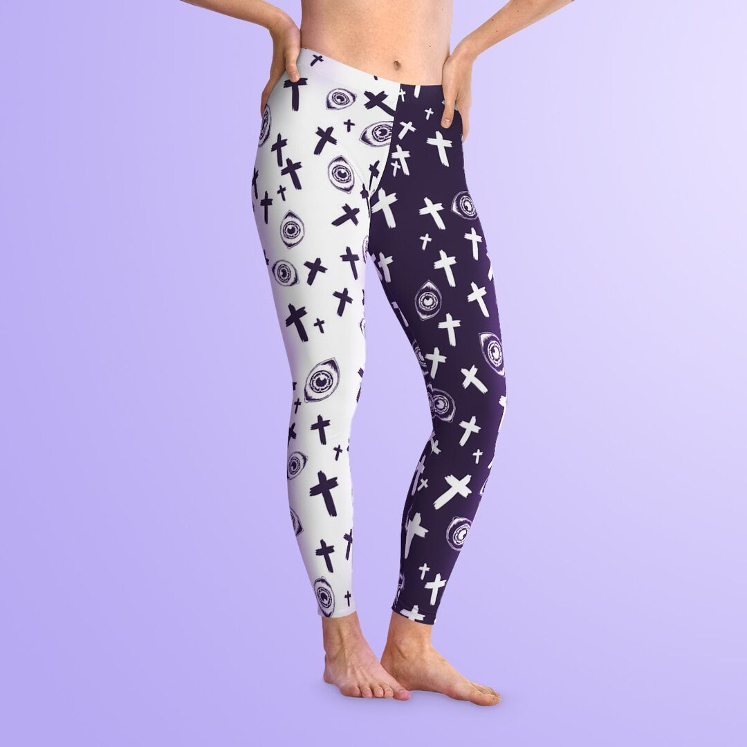 Pastel Goth Leggings, Yami Kawaii, Pastel Goth Clothing, Anime Clothing