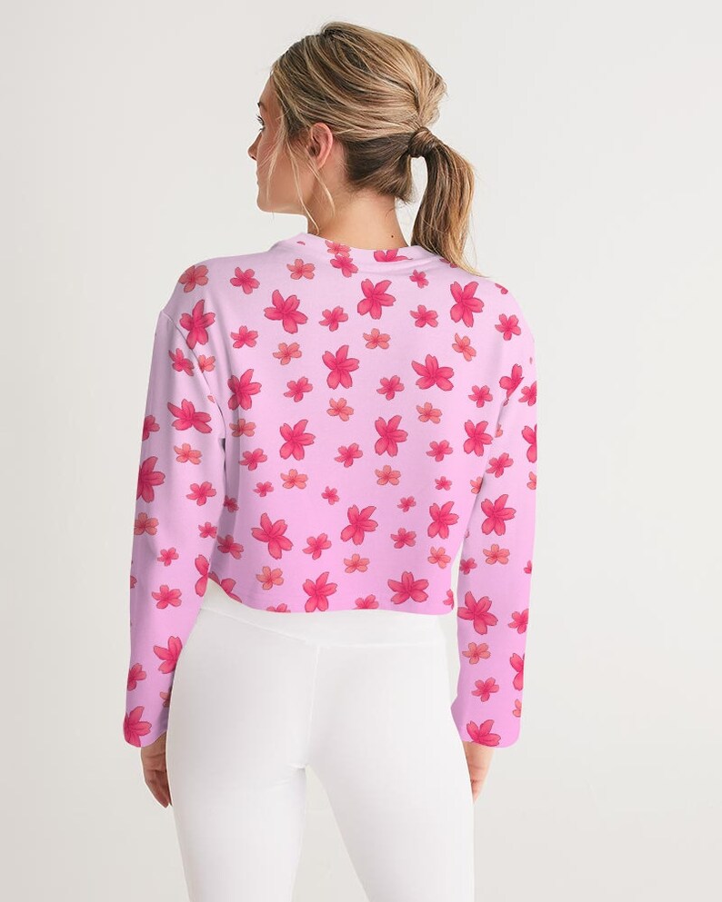 Kawaii Cropped Sweatshirt, Kawaii Clothing, kawaii sweatshirt, harajuku clothing, yume kawaii, cute sweatshirt, japanese shirt, pastel shirt image 4