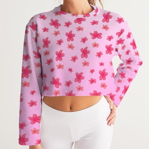Kawaii Cropped Sweatshirt, Kawaii Clothing, kawaii sweatshirt, harajuku clothing, yume kawaii, cute sweatshirt, japanese shirt, pastel shirt image 5