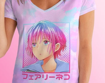 harajuku shirt, kawaii shirt, kawaii clothing, yami kawaii, anime shirt, harajuku clothing, fairy kei shirt, yume kawaii, Pastel Goth shirt