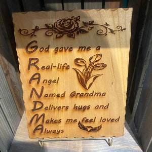 Laser Engraved Grandma