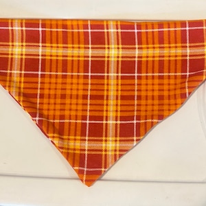 Flannel Over the Collar Bandana