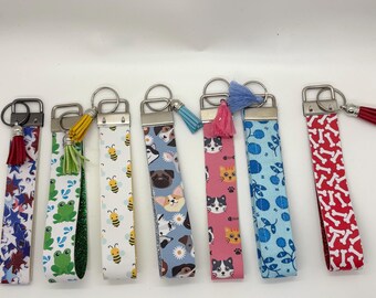 Faux Leather Key Fobs