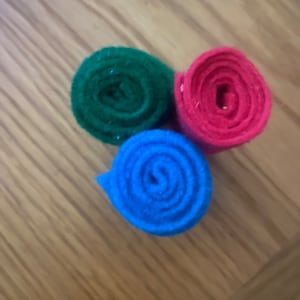 Catnip Felt Rolls
