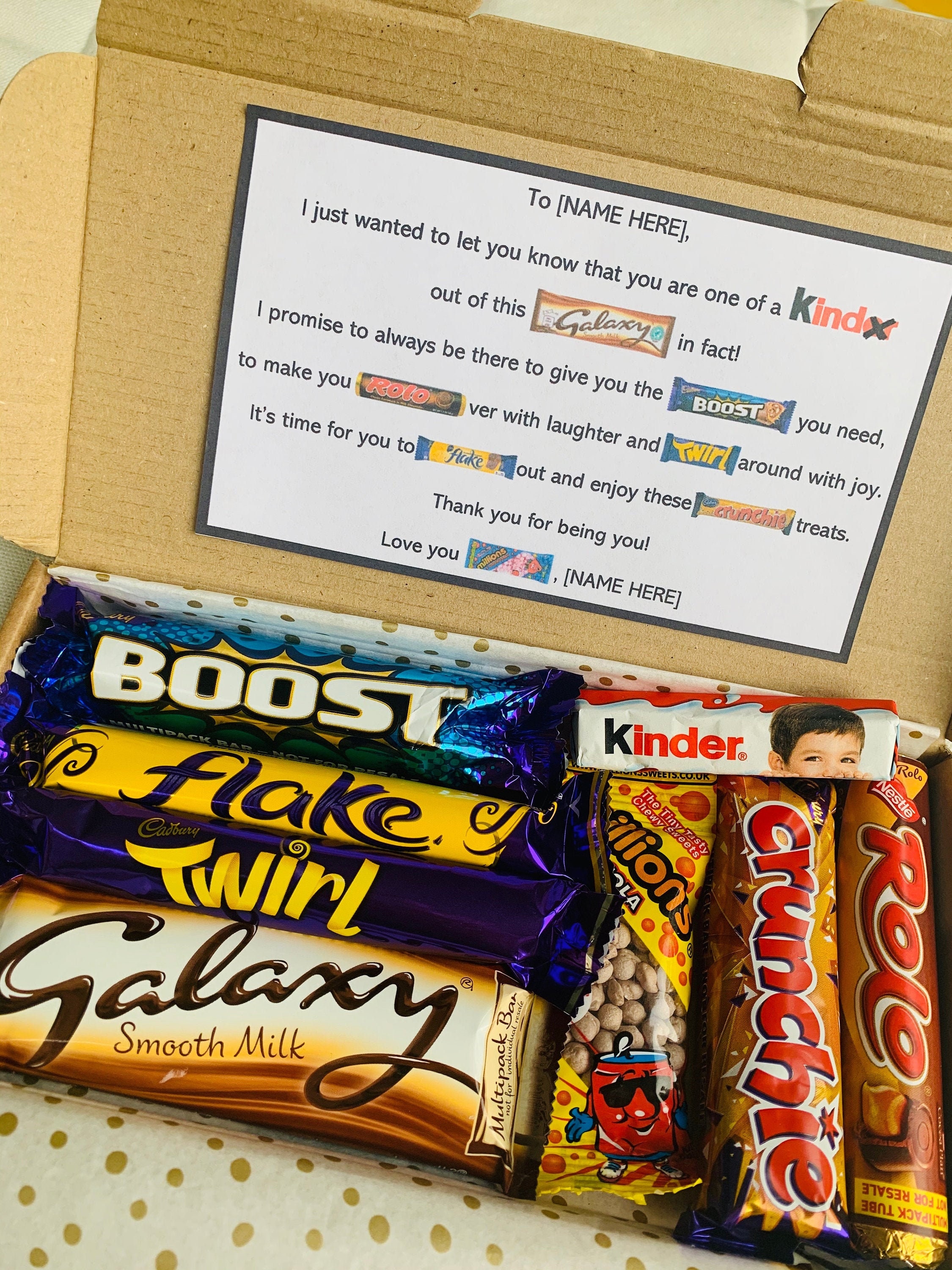Chocolate Card Poem Love You Anniversary Friendship Funny