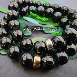 10mm Black Tourmaline Bracelet l Grounding Crystal Bracelet | Black Tourmaline Bracelet | Healing Empath l Energy Protection l Unisex