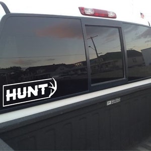 Hunting Antler truck window decal