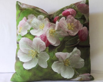 Unique Pillow Covers, Spring Throw Pillows , Floral Pillows, Pink and Green Botanical Pillows, Romantic Nature Pillows, Floral Print Pillows