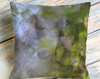 Luxury Decorator Pillow Covers for Spring, Blue and Green Pillows or Indoor Outdoor Fabric, Abstract Nature Pillows, Woodsy Decor