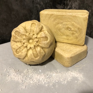 Sea Salt Spa Bars Handmade Soap, Artisan Soap, Exfoliating Sea Salt Spa Soap