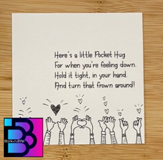 Produktbild von Ouligay 5pcs Herz Pocket Hug Glücksbringer Prüfung