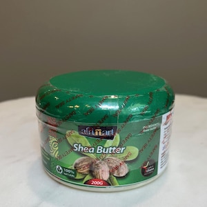 Raw African Shea Butter – 100% Natural and Unrefined | 200g | Pure Shea Butter from Ghana | For Skin, Hair & DIY Beauty