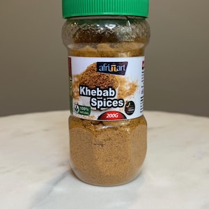 Especias para kebab Suya – Condimento 100 % natural de África Occidental / 200 g / Mezcla de especias khebab de Ghana para carne, parrilla y barbacoa