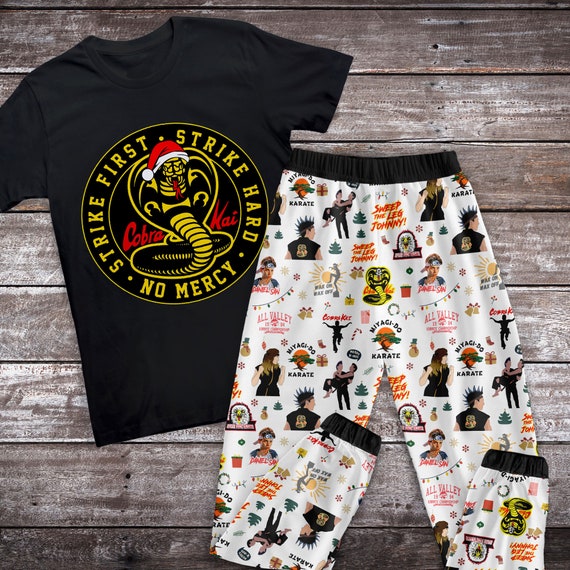 Cobra Kai Christmas Pajamas Set Personalized Family Pajamas Family Christmas Pajamas Set. Etsy UK