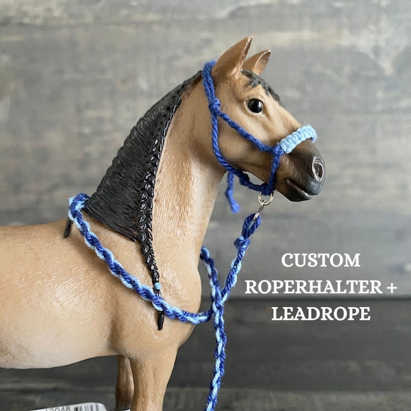 Schleich Custom Ropehalfter & Leadrope