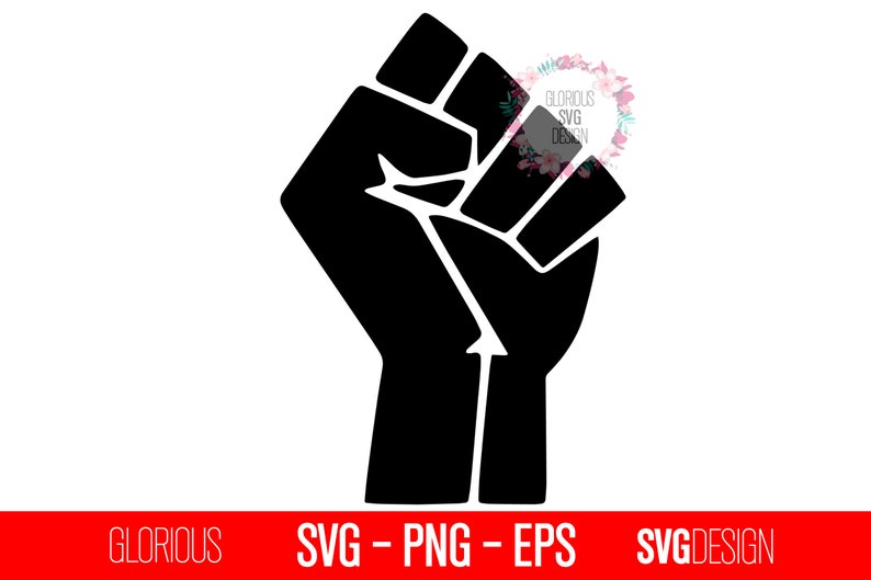 Download Black Lives Matter Black Power Svg Instant Download Blm Svg Stand Against Racism Raised Fist Svg Png File For Cricut Silhouette Clip Art Art Collectibles