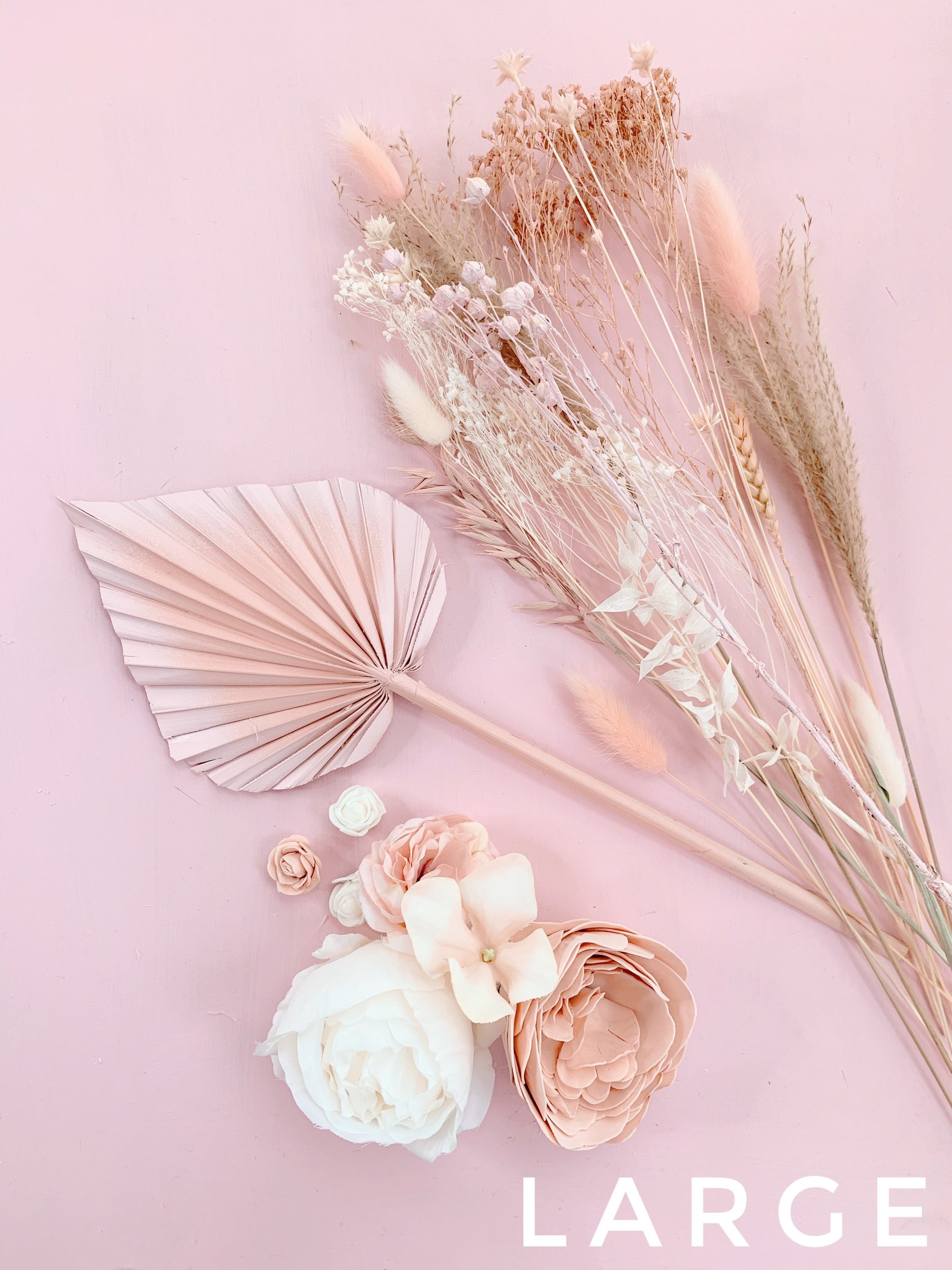 Dried Flowers Bouquet Cake Topper Etsy