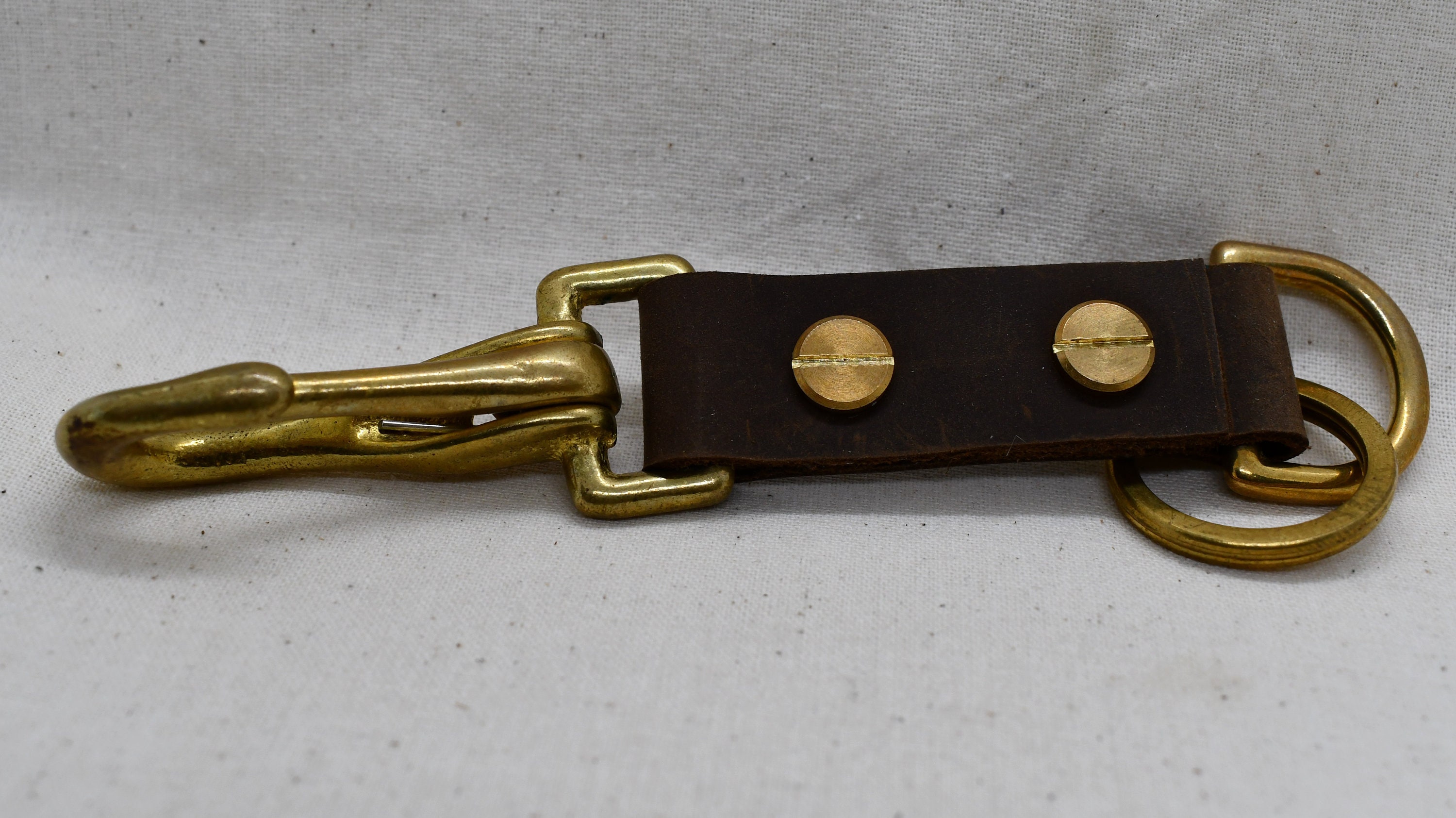 Solid brass hand made key fob - Etsy.de