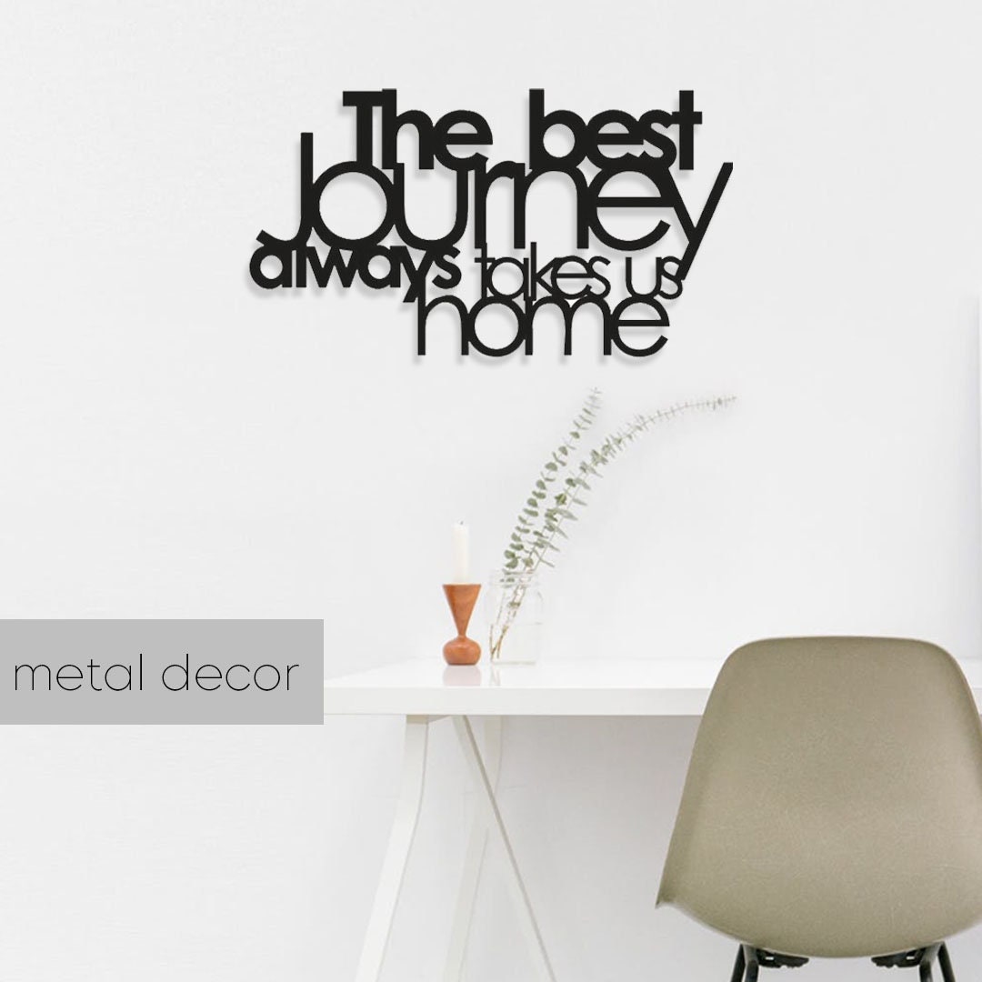 Metal Wall Art Signs with sayings Motivational quote Metal Etsy