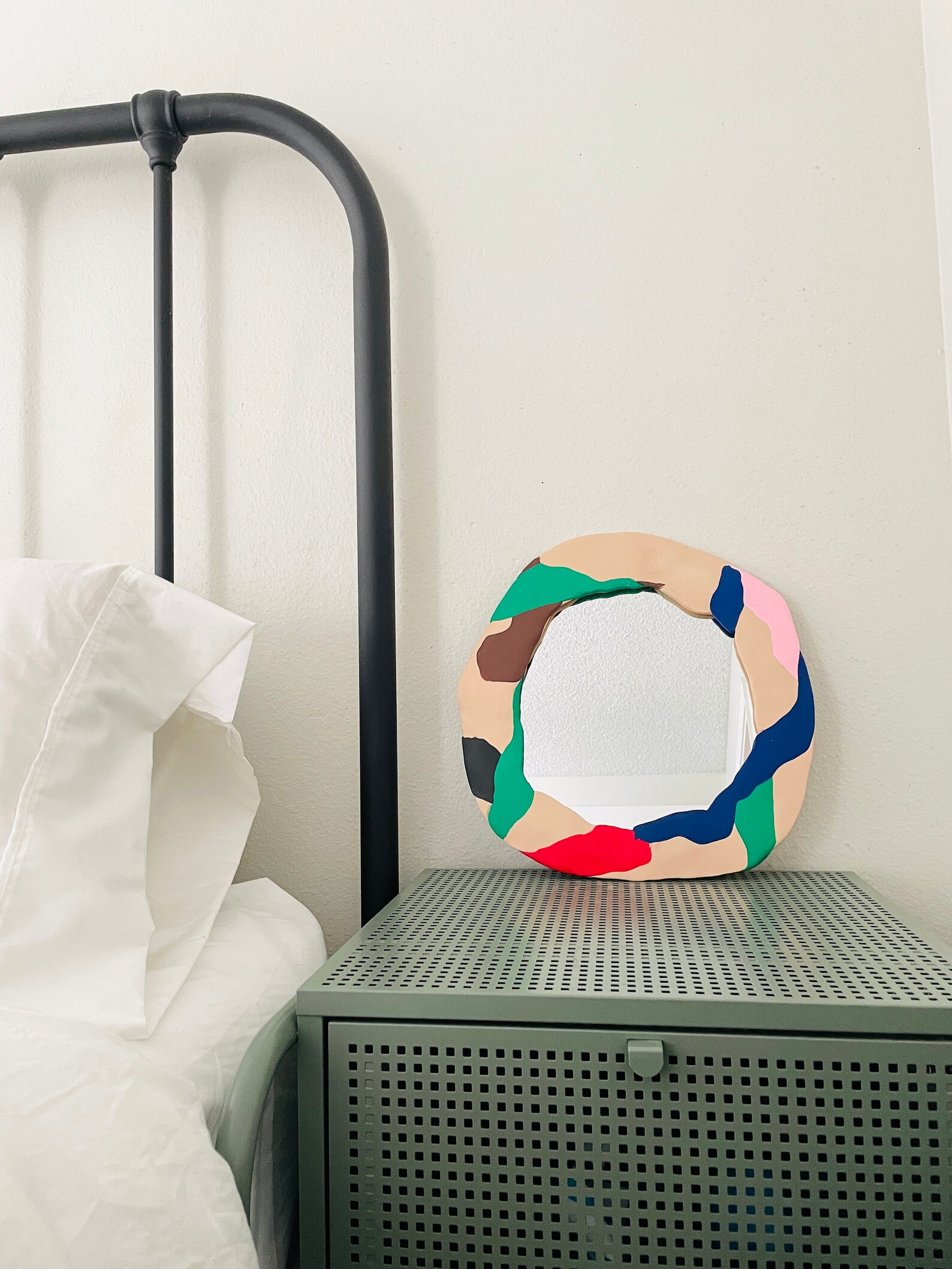 Blob Mirror Wavy Mirror Wiggly Mirror Clay Mirror Etsy