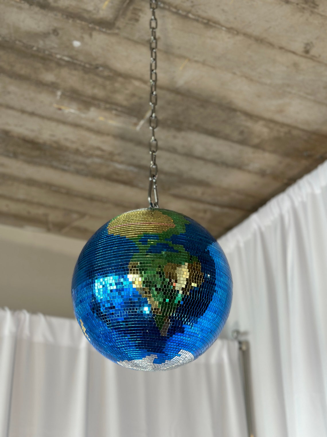 Earth Disco Ball Etsy UK