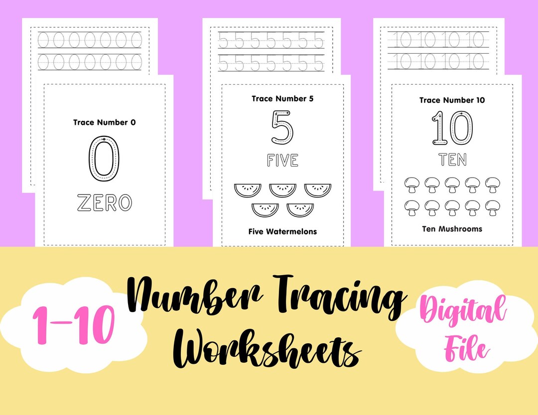 Number Tracing Sheets Etsy number-tracing-sheets-etsy