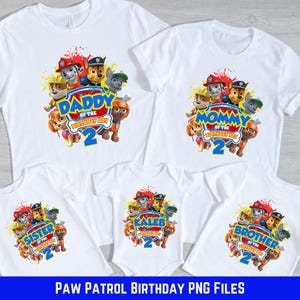 Paw Patrol Shirts ,Family Birthday Paw Patrol  Family Shirts, Birthday Boy, Paw Patrol, Family birthday shirts, Shirts,
