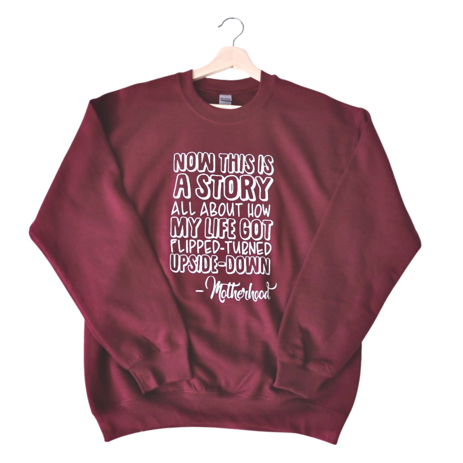 Motherhood Sweatshirts Funny Sweatshirt for MomGifts For New Etsy