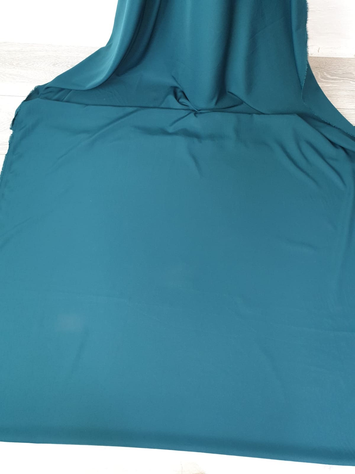 Soft Touch dark teal Polyester Crepe Dress Fabric lining | Etsy