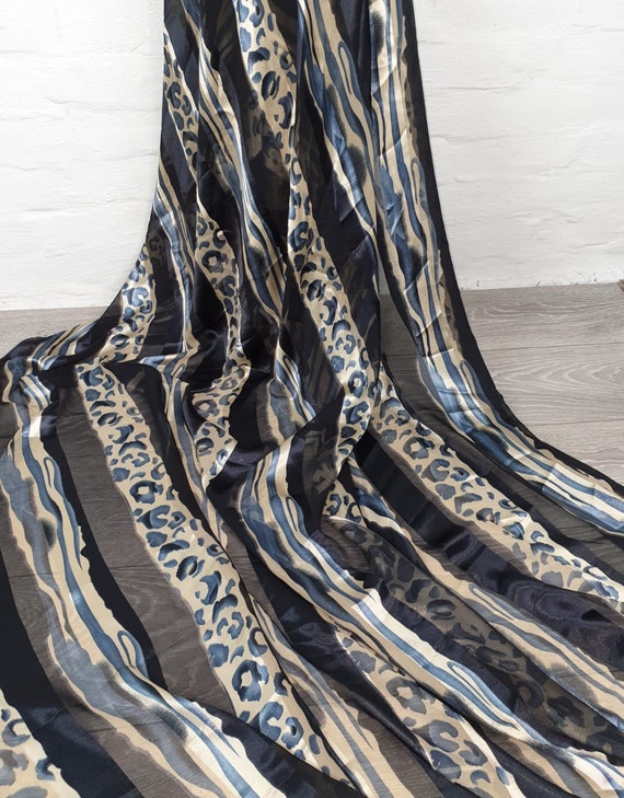 Animal Print Fabric Tiger Leopard Print Fabric Chiffon Dress - Etsy Animal Print Fabric Tiger Leopard Print Fabric Chiffon Dress - Etsy