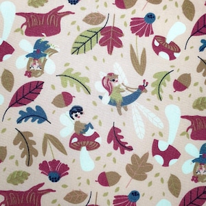 Pink fairy fabric, 100% cotton poplin