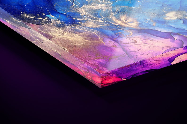 ACRYLIC GLASS ART Glass Panel Oversized Hanging Acrylic Etsy UK