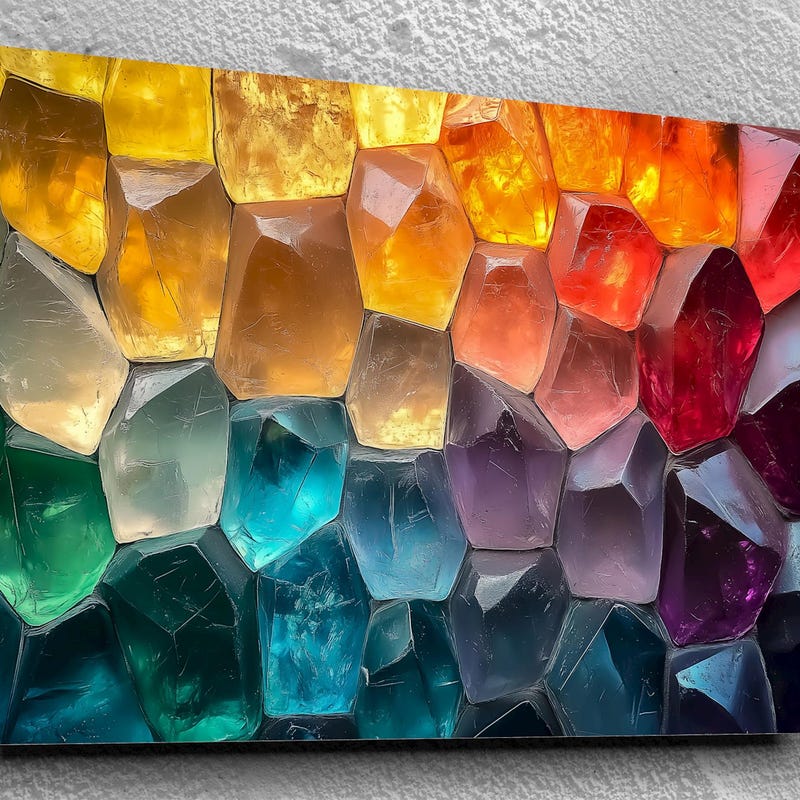 Picture of 3d Glass Wall Art For Living Room