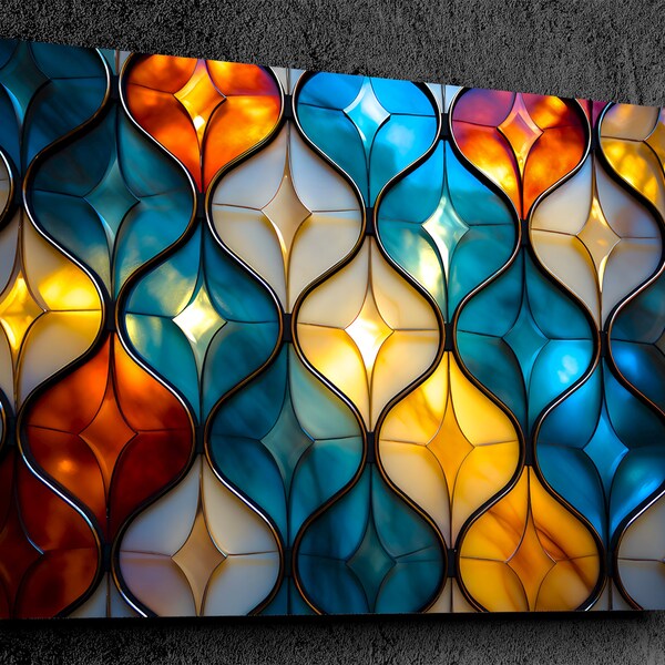 Undiscovered Gem: Acrylic Glass Large Wall Art, 3D Radiant Colors, UV & Moisture Protected, Scratch and Impact Resistant