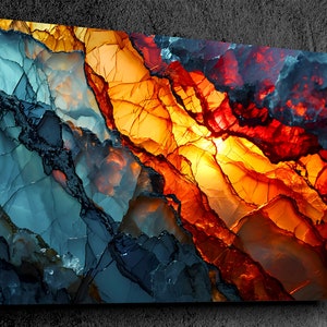 Premium Acrylic Glass Wall Decor: 'Solar Flare Symphony' - Our Proudest Celestial Creation