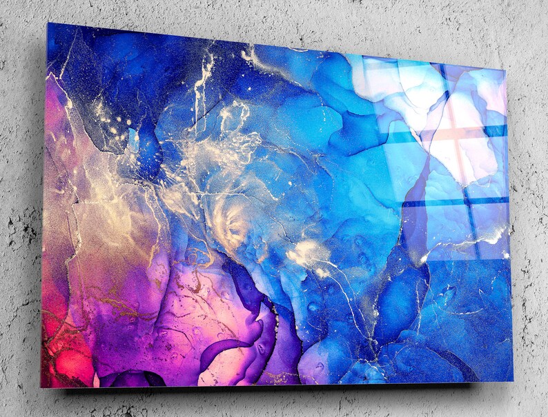 ACRYLIC GLASS ART Glass Panel Oversized Hanging Acrylic Etsy UK