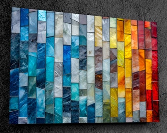 Premier Choice - Elegant Acrylic Glass Wall Decor, Large Panoramic Art, Unique Wall Decor, Trendy Wall Art