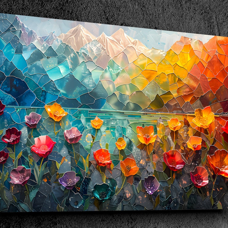 Glass Wall Art - Etsy