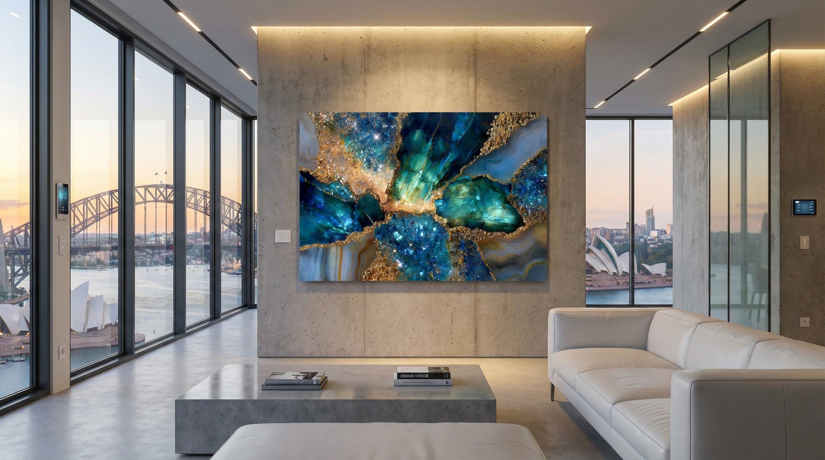 Extra-large Acrylic Glass Wall Art: Aurelia Tide - Museum Gloss up to ...