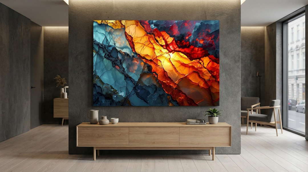Magnetic Solar Flair - Unique Wall Art: Impressing Volcano Crystal ...
