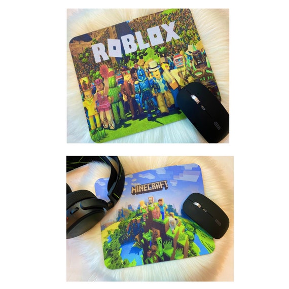 Minecraft Mouse Pad Roblox Mousepad Custom Mouse Pad Gamer Etsy