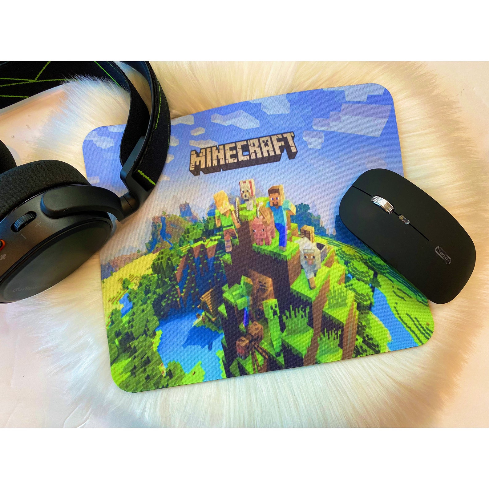Minecraft Mouse Pad Roblox Mousepad Custom Mouse Pad Gamer Etsy